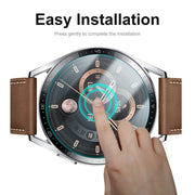 2 PCS For Huawei Watch GT 3 46mm ENKAY Hat-Prince Crystal Screen Protector Anti-scratch Watch Film