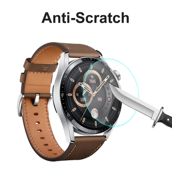 5 PCS For Huawei Watch GT 3 46mm ENKAY Hat-Prince 0.2mm 9H 2.15D Curved Edge Tempered Glass Screen Protector Watch Film