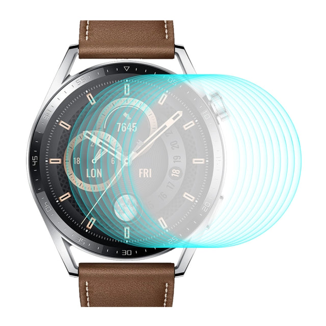 10 PCS For Huawei Watch GT 3 46mm ENKAY Hat-Prince 0.2mm 9H 2.15D Curved Edge Tempered Glass Screen Protector Watch Film