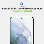 For Samsung Galaxy S22+ 5G PINWUYO 0.18mm Ultra-thin 9H 2.5D Full Screen Tempered Glass Film(Black)