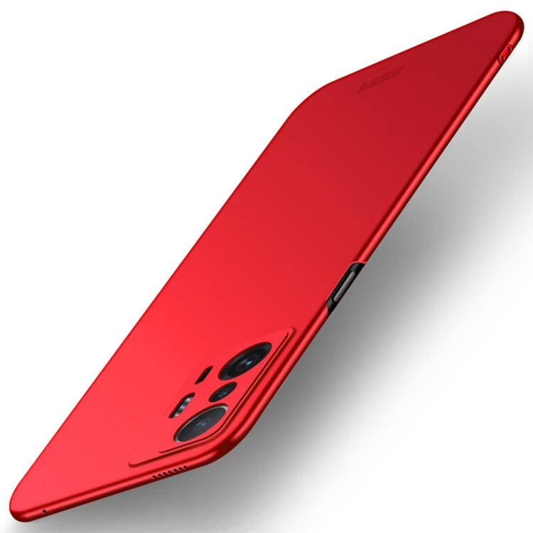 For Xiaomi Mi 11T / 11T Pro MOFI Frosted PC Ultra-thin Hard Phone Case(Red) - Xiaomi Cases by MOFI | Online Shopping South Africa | PMC TechLife | Buy Now Pay Later Mobicred