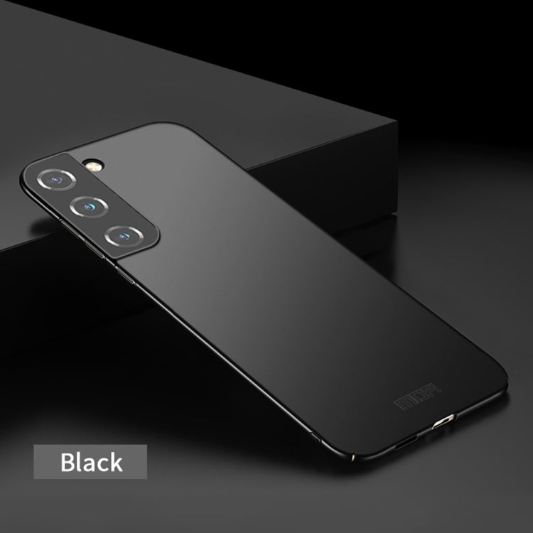For Samsung Galaxy S22 5G MOFI Frosted PC Ultra-thin Hard Phone Case(Black)