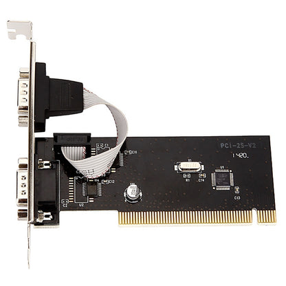 RS232 Serial Port TX382B 2 Port Pci to 9 Pin Com Riser Card Adapter with Tracking Number - RS485 / RS232 Series by PMC Jewellery | Online Shopping South Africa | PMC Jewellery | Buy Now Pay Later Mobicred