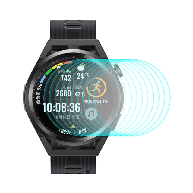 10 PCS For Huawei Watch GT Runner 46mm ENKAY Hat-Prince 0.2mm 9H 2.15D Curved Edge Tempered Glass Screen Protector Watch Film