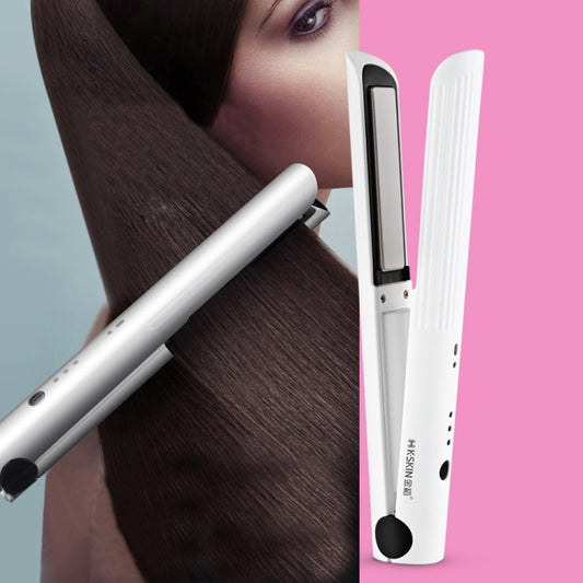 K-SKIN Portable Rechargeable Hair Straightener Curler Cordless Adjustable Temperature Fast Heat Ceramic Iron Styling Tool - free shipping - PMC Jewellery - Order now!