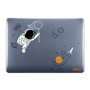 For MacBook Air 13.3 inch A1932 2018 ENKAY Spaceman Pattern Laotop Protective Crystal Case(Spaceman No.2)