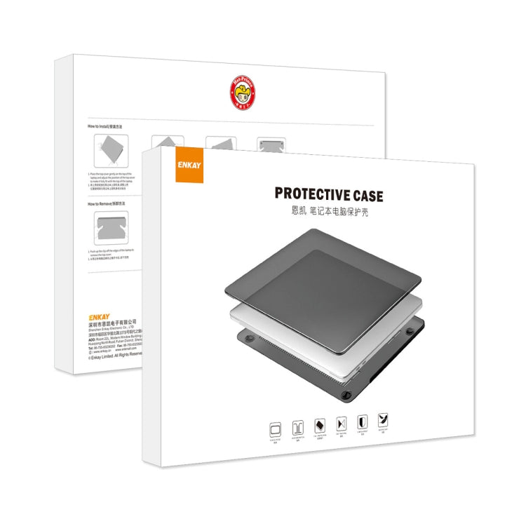 For MacBook Air 13.3 inch A1932 2018 ENKAY Spaceman Pattern Laotop Protective Crystal Case(Spaceman No.1)