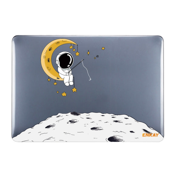 For MacBook Air 13.3 inch A2179 / A2337 ENKAY Spaceman Pattern Laotop Protective Crystal Case(Spaceman No.3)