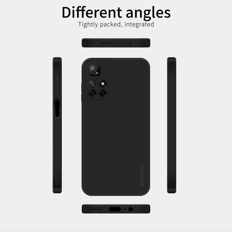 For Xiaomi Redmi Note 11 / Poco M4 Pro 5G PINWUYO Liquid Silicone TPU Phone Case(Green) - Xiaomi Cases by PINWUYO | Online Shopping South Africa | PMC TechLife | Buy Now Pay Later Mobicred