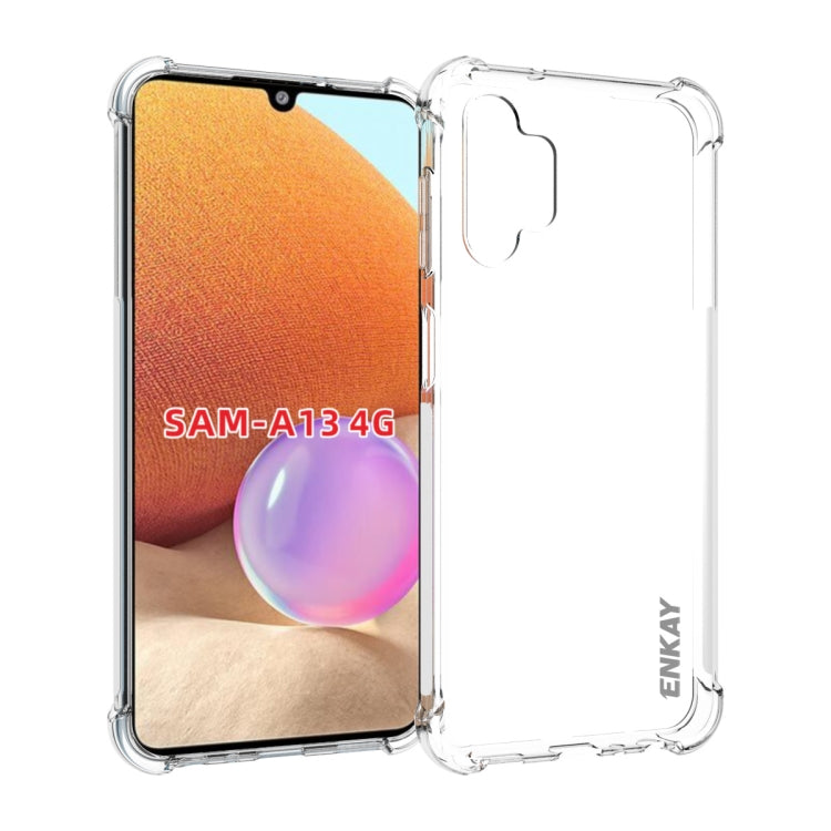 For Samsung Galaxy A13 4G ENKAY Transparent TPU Shockproof Case - free shipping - PMC TechLife - Order now!
