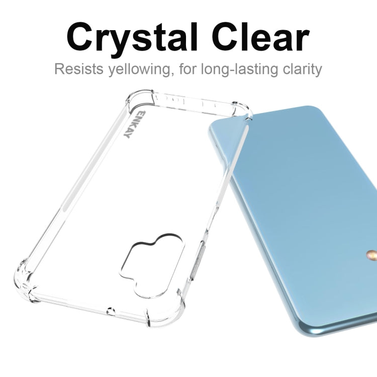 For Samsung Galaxy A13 4G ENKAY Transparent TPU Shockproof Case - free shipping - PMC TechLife - Order now!