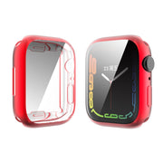 For Apple Watch Series 8 / 7 41mm ENKAY Hat-Prince Electroplated TPU Case(Red)