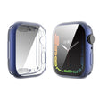 For Apple Watch Series 8 / 7 45mm ENKAY Hat-Prince Electroplated TPU Case(Dark Blue) - Watch Cases by ENKAY