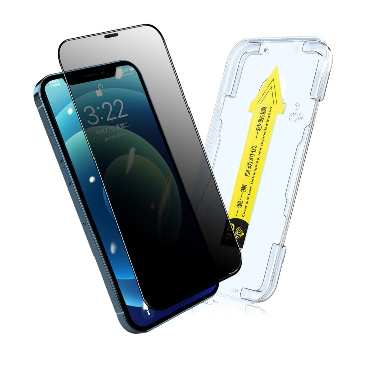 For iPhone 12 mini ENKAY Quick Stick Anti-peeping Tempered Glass Film - iPhone 12 mini Tempered Glass by ENKAY | Online Shopping South Africa | PMC TechLife | Buy Now Pay Later Mobicred