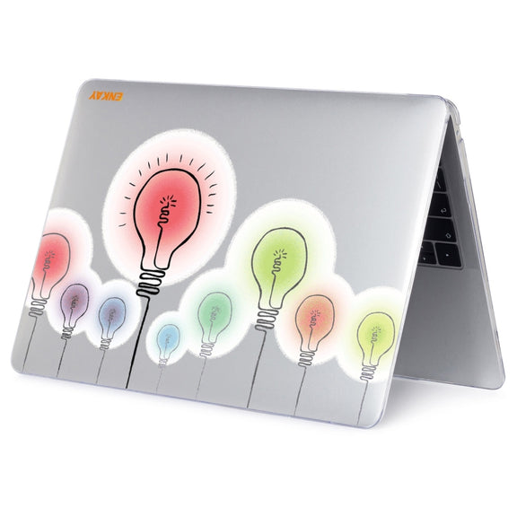 ENKAY Hat-Prince Forest Series Pattern Laotop Protective Crystal Case for MacBook Pro 16.2 inch A2485 2021/A2880 2023(Bulb Pattern)