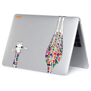 For MacBook Air 13.3 inch A2179 / A2337 ENKAY Hat-Prince Forest Series Pattern Laotop Protective Crystal Case(Giraffe Pattern)