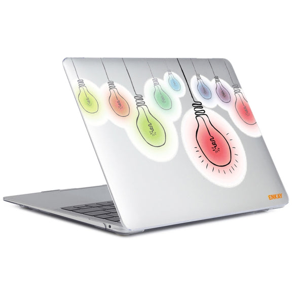 For MacBook Air 13.3 inch A2179 / A2337 ENKAY Hat-Prince Forest Series Pattern Laotop Protective Crystal Case(Bulb Pattern)