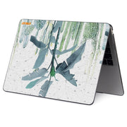 ENKAY Hat-Prince Natural Series Laotop Protective Crystal Case for MacBook Pro 13.3 inch A2251 / A2289 / A2338 2020(Banana Leaves)