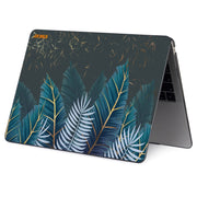 ENKAY Hat-Prince Natural Series Laotop Protective Crystal Case for MacBook Pro 13.3 inch A2251 / A2289 / A2338 2020(Palm Leaf)