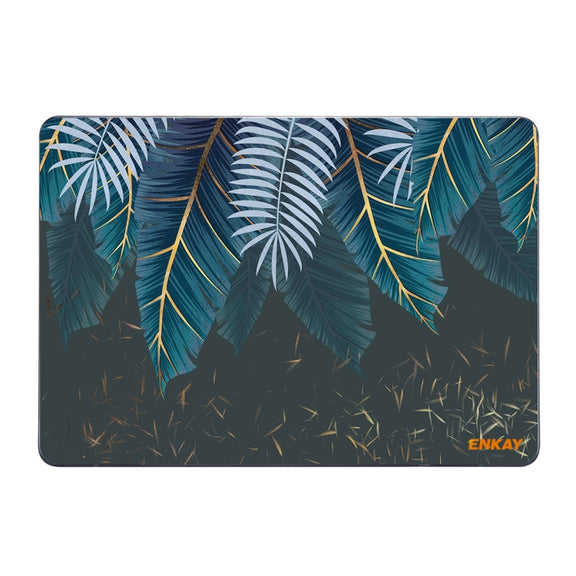 For MacBook Air 13.3 inch A2179 / A2337 ENKAY Hat-Prince Natural Series Laotop Protective Crystal Case(Palm Leaf)