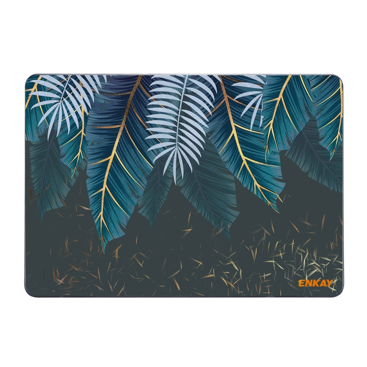 For MacBook Air 13.3 inch A1932 2018 ENKAY Hat-Prince Natural Series Laotop Protective Crystal Case(Palm Leaf) - MacBook Air Cases by ENKAY | Online Shopping South Africa | PMC TechLife