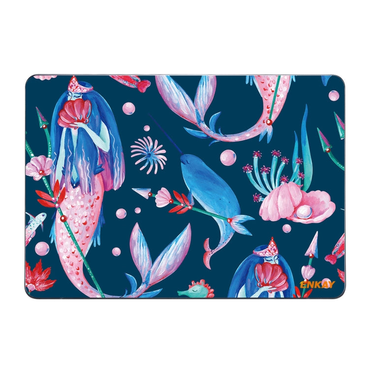 ENKAY Hat-Prince Natural Series Laotop Protective Crystal Case for MacBook Pro 15.4 inch A1707 / A1990(Mermaid) - MacBook Pro Cases by ENKAY | Online Shopping South Africa | PMC TechLife | Buy Now Pay Later Mobicred