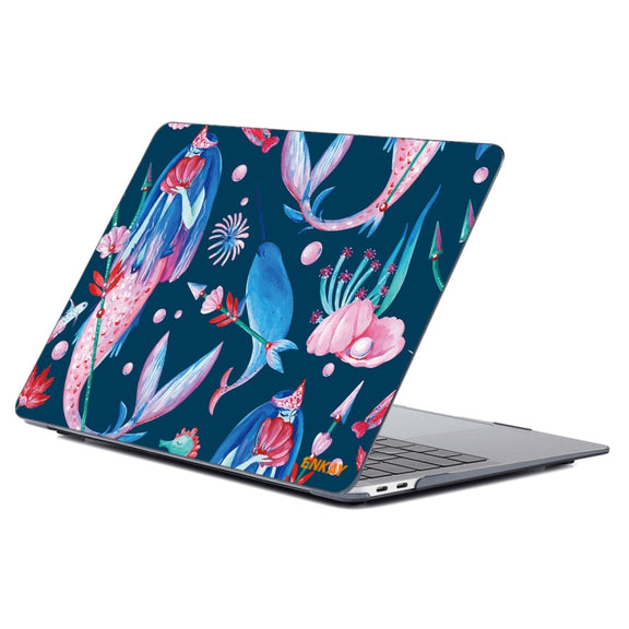 ENKAY Hat-Prince Natural Series Laotop Protective Crystal Case for MacBook Pro 15.4 inch A1707 / A1990(Mermaid)