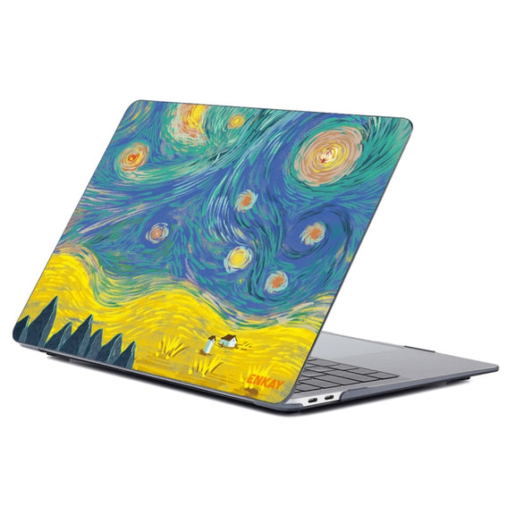 ENKAY Hat-Prince Natural Series Laotop Protective Crystal Case for MacBook Pro 15.4 inch A1707 / A1990(Field)