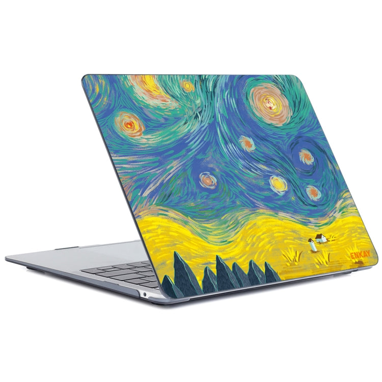 ENKAY Hat-Prince Natural Series Laotop Protective Crystal Case for MacBook Pro 15.4 inch A1707 / A1990(Field)