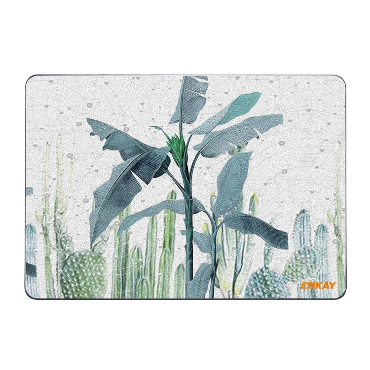 ENKAY Hat-Prince Natural Series Laotop Protective Crystal Case for MacBook Pro 16 inch A2141(Banana Leaves) - MacBook Pro Cases by ENKAY | Online Shopping South Africa | PMC TechLife | Buy Now Pay Later Mobicred