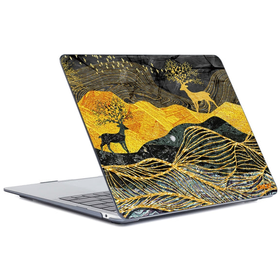 ENKAY Hat-Prince Natural Series Laotop Protective Crystal Case for MacBook Pro 16 inch A2141(Elk)