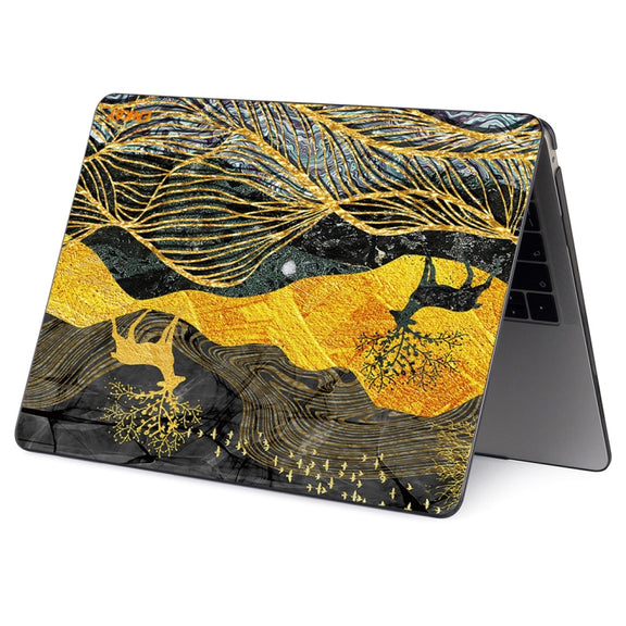 ENKAY Hat-Prince Natural Series Laotop Protective Crystal Case for MacBook Pro 16 inch A2141(Elk)