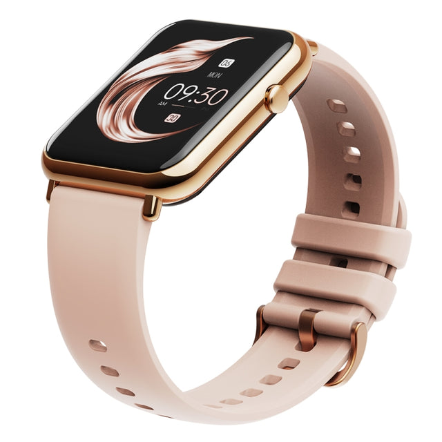 Q19 Pro IP67 Water-resistant 1.69 inch Smartwatch(Gold+Pink)