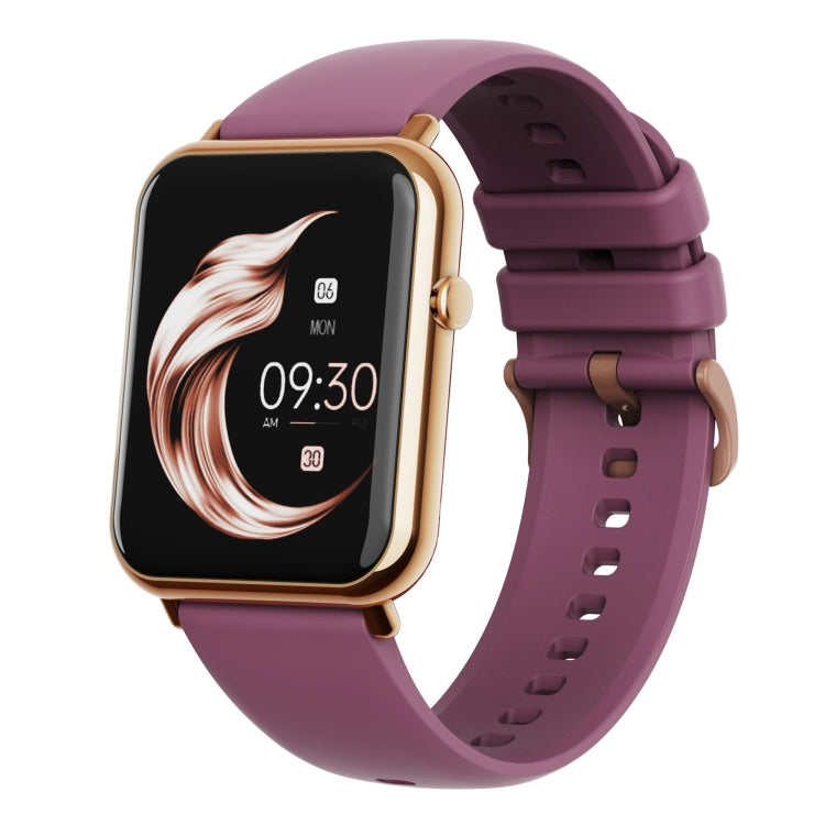 Q19 Pro IP67 Water-resistant 1.69 inch Smartwatch(Gold+Burgundy)