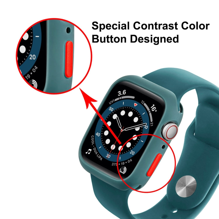 ENKAY  TPU Case  + Full Coverage PET Screen Protector For Apple Watch Series 8 / 7 45mm(Deep Green) - free shipping - PMC TechLife - Order now!
