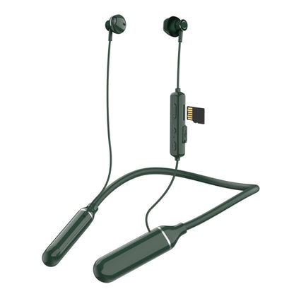 K1688 Neck-mounted Noise Cancelling IPX5 Sports Bluetooth Headphone(Green) - free shipping - PMC Jewellery - Order now!