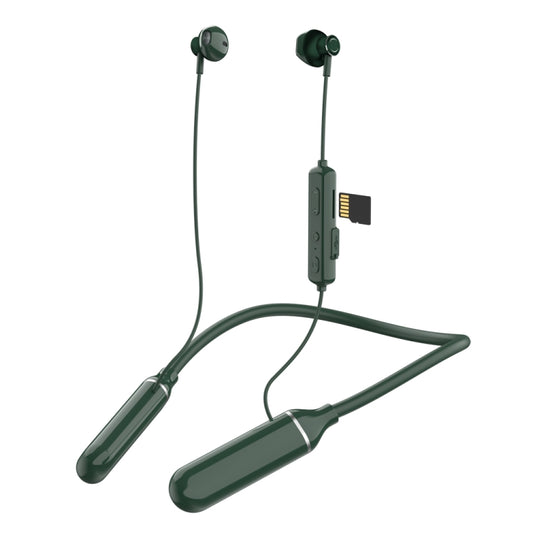 K1688 Neck-mounted Noise Cancelling IPX5 Sports Bluetooth Headphone(Green) - free shipping - PMC Jewellery - Order now!