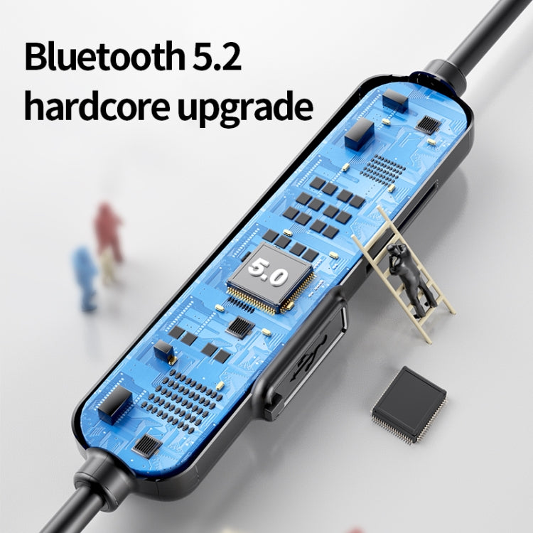 K1688 Neck-mounted Noise Cancelling IPX5 Sports Bluetooth Headphone(Blue) - Neck-mounted Earphone by OneDer | Online Shopping South Africa | PMC Jewellery | Buy Now Pay Later Mobicred