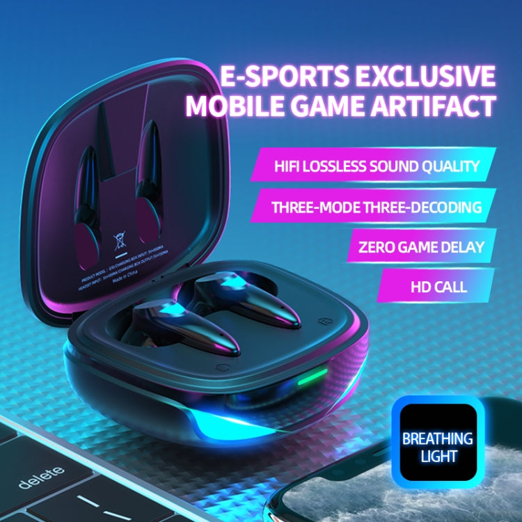 G10 TWS 5.2 Binaural True Stereo Touch Game Bluetooth Earphone(White) - TWS Earphone by PMC TechLife | Online Shopping South Africa | PMC TechLife