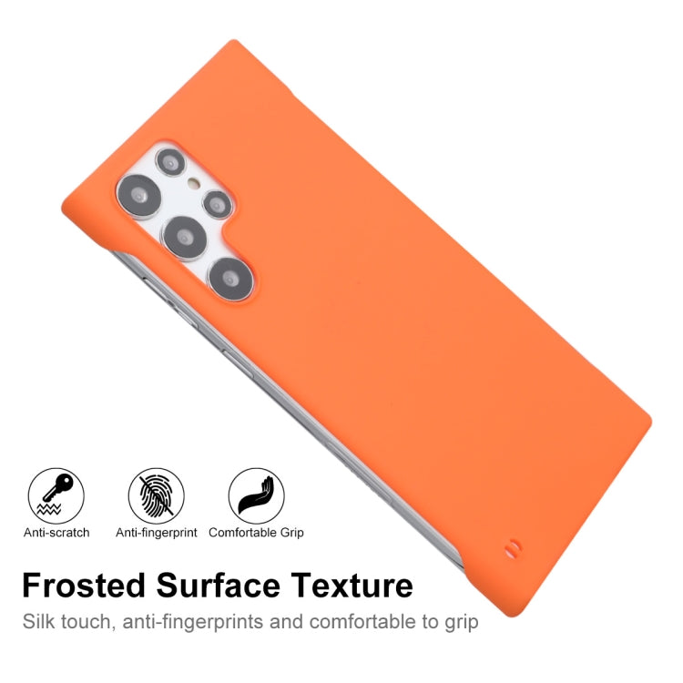 For Samsung Galaxy S22 Ultra 5G ENKAY Matte Frameless Hard PC Case(Black) - Galaxy S22 Ultra 5G Cases by ENKAY | Online Shopping South Africa | PMC TechLife