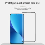 For Xiaomi 12 Pro PINWUYO 9H 3D Hot Bending Tempered Glass Film(Black)