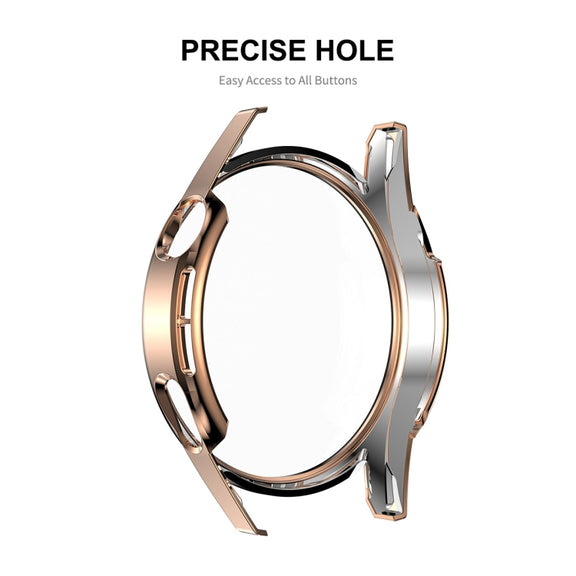 For Huawei Watch GT 3 42mm ENKAY PC Frame + Tempered Glass Protector Composite Case(Pink) - Watch Cases by ENKAY