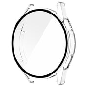 For Huawei Watch GT 3 42mm ENKAY Matte PC Frame + Tempered Glass Protector Case(Transparent)