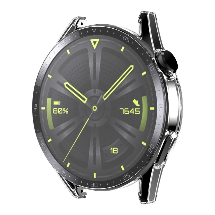 For Huawei Watch GT 3 46mm ENKAY Matte PC Frame + Tempered Glass Protector Case With Scale(Transparent) - free shipping - PMC TechLife - Order now!