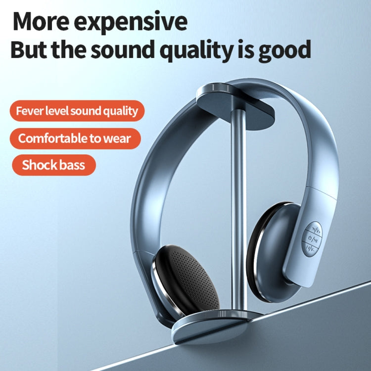 A50 Bass Stereo Wireless Bluetooth HIFI Headset with Mic(Blue) - Headset & Headphone by PMC TechLife | Online Shopping South Africa | PMC TechLife