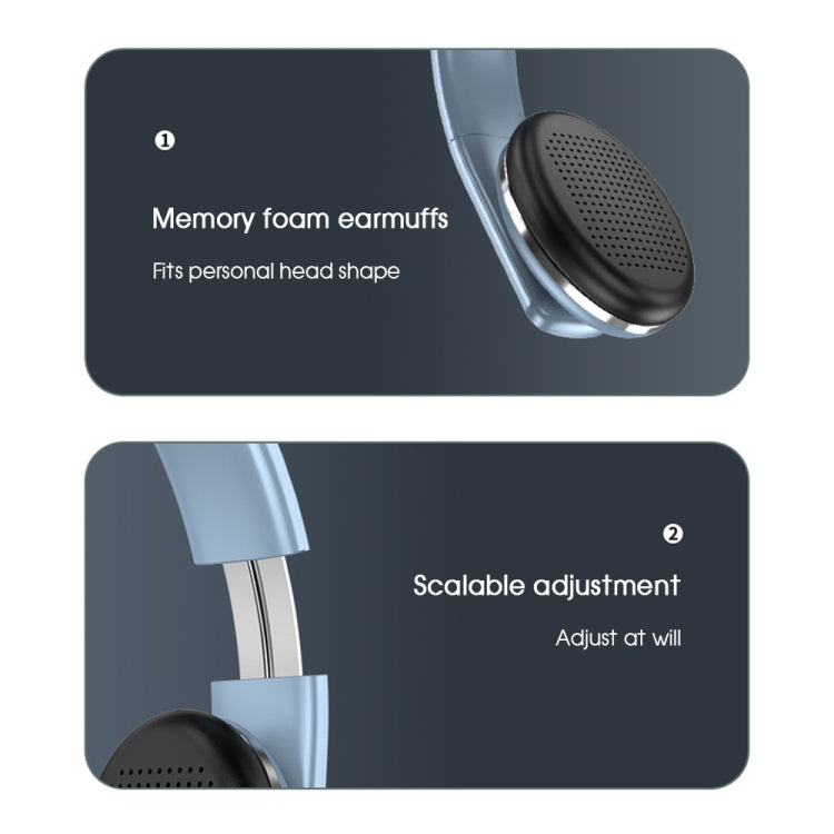 A50 Bass Stereo Wireless Bluetooth HIFI Headset with Mic(White) - Headset & Headphone by PMC TechLife | Online Shopping South Africa | PMC TechLife