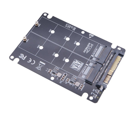 NGFF M.2 NVME to U.2 2 Ports Adapter Card Dual SSD to U.2 SFF-8639 Card Adapter - free shipping - PMC Jewellery - Order now!