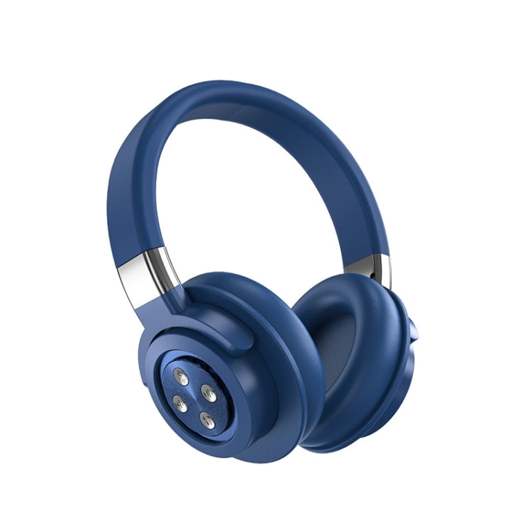 A51 USB Charging Wireless Bluetooth HIFI Stereo Headset with Mic(Blue) - Headset & Headphone by PMC TechLife | Online Shopping South Africa | PMC TechLife