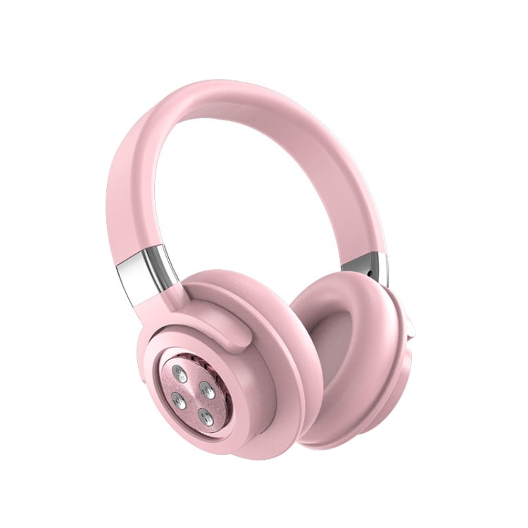 A51 USB Charging Wireless Bluetooth HIFI Stereo Headset with Mic(Pink) - Headset & Headphone by PMC TechLife | Online Shopping South Africa | PMC TechLife