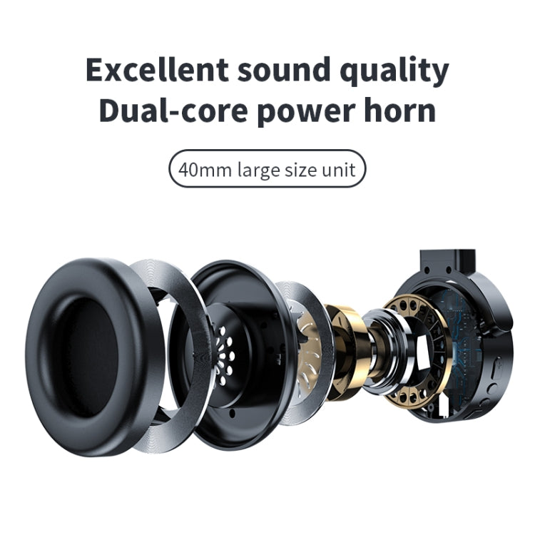 A51 USB Charging Wireless Bluetooth HIFI Stereo Headset with Mic(Green) - Headset & Headphone by PMC TechLife | Online Shopping South Africa | PMC TechLife